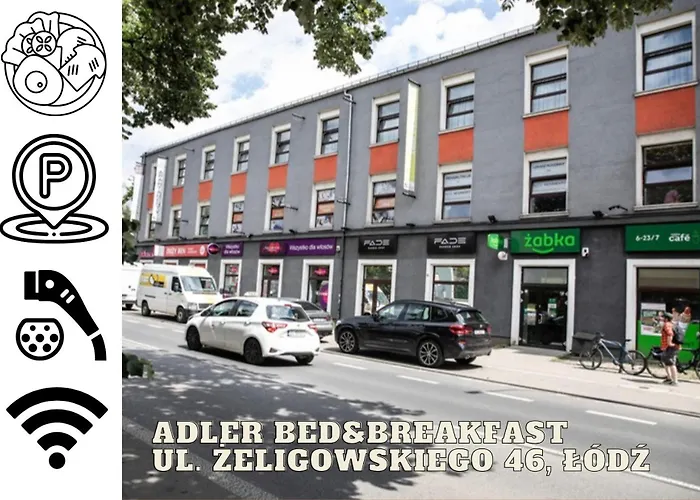 New Adler Alojamento de Acomodação e Pequeno-almoço Łódź